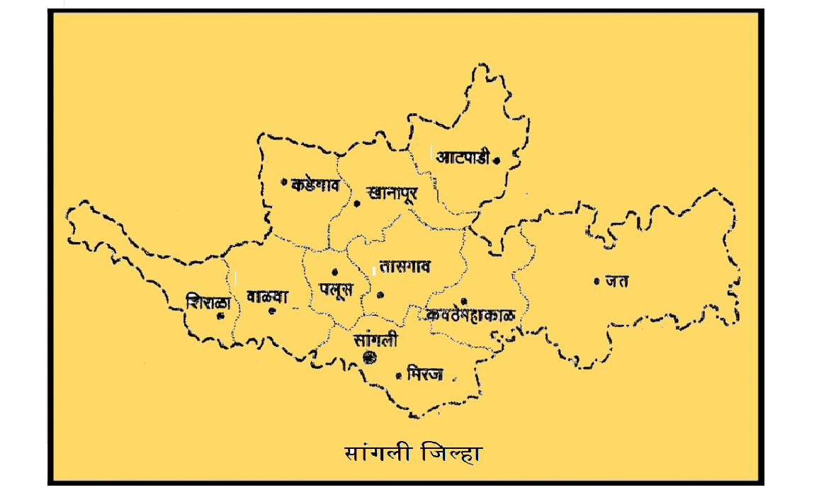 Sangli district map
