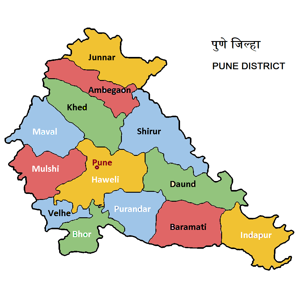 pune district taluka map