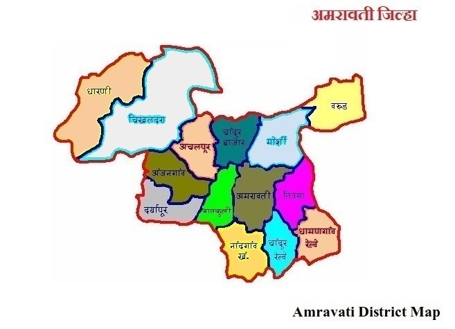 Amravati District Map
