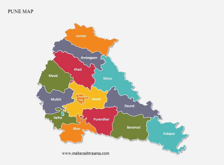 Pune District Taluka Map