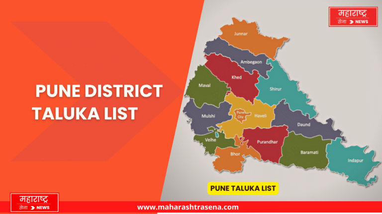 Pune District Taluka List