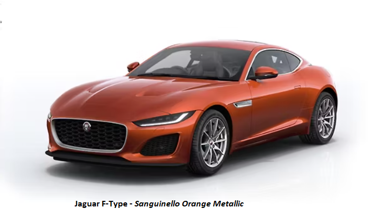 Jaguar F-Type- Sanguinello Orange Metallic