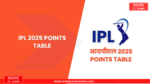 IPL 2025 Points Table