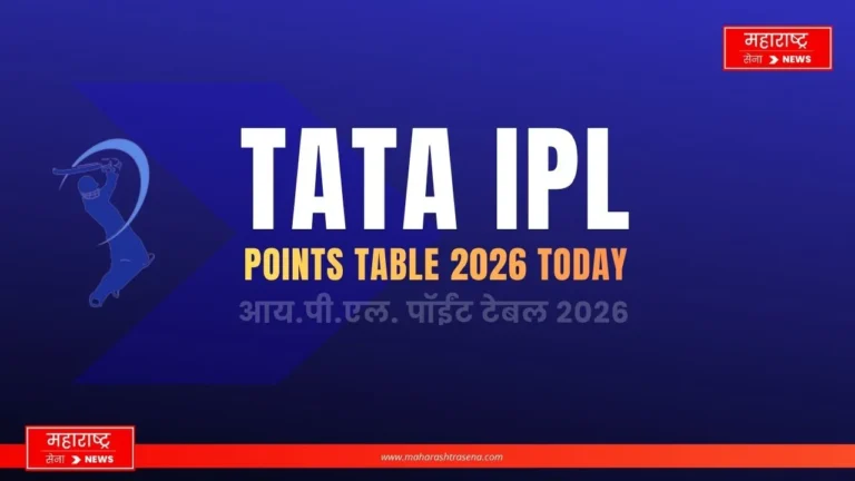 TATA IPL Point Table 2026 Today